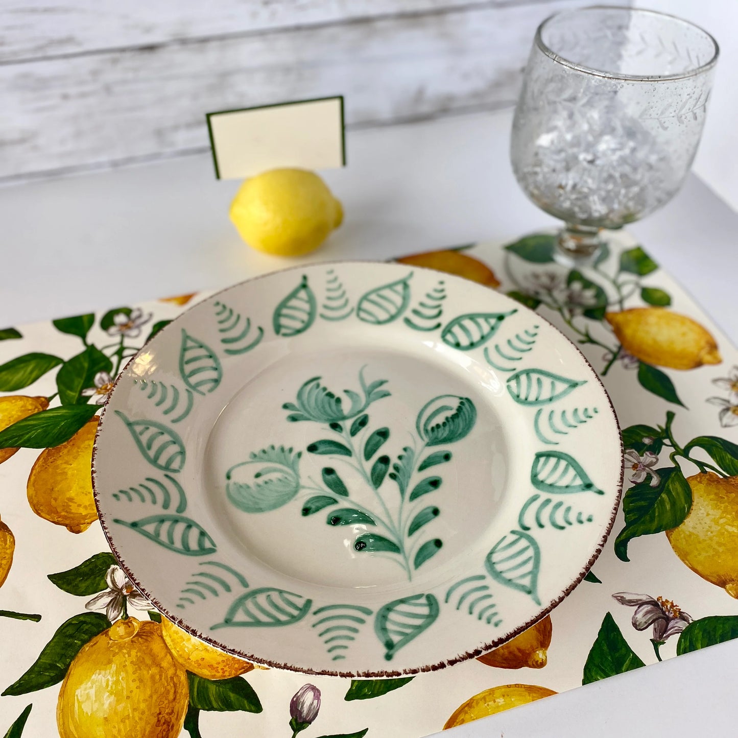 Lemons Placemats, Set of 24