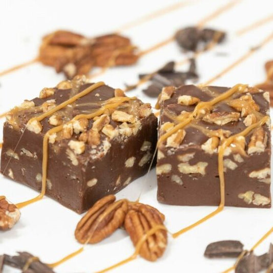 Choclate Pecan Turtle Fudge