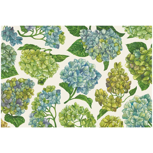 Blooming Hydrangeas Placemat - Set of 24