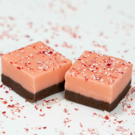 Peppermint Bark Fudge