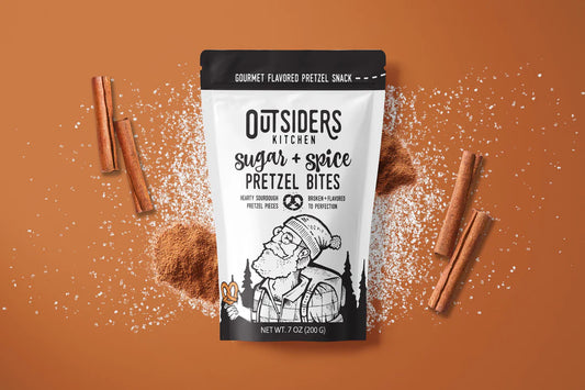 Outsiders- Sugar + Spice Pretzel Bites